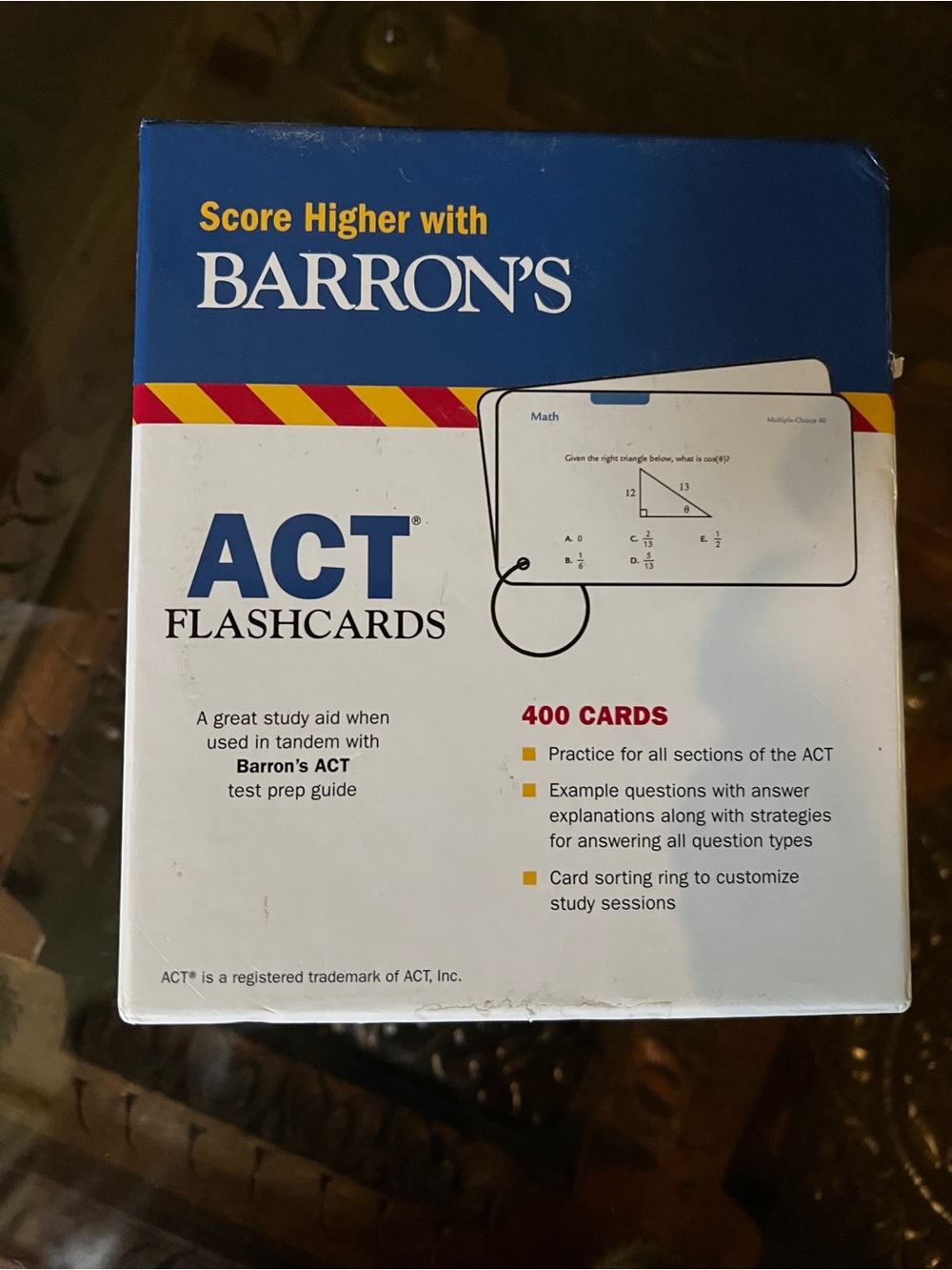ACT Test Prep Flash Cards - Picture 3 of 3